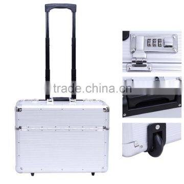 47.5 x 37.5 x 22.5cm Pilot Case Trolley Briefcase Business Travel Case                        
                                                Quality Choice