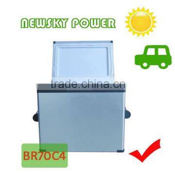 new design DC 12V BR70AC4 mini fridge portable car fridge freezer