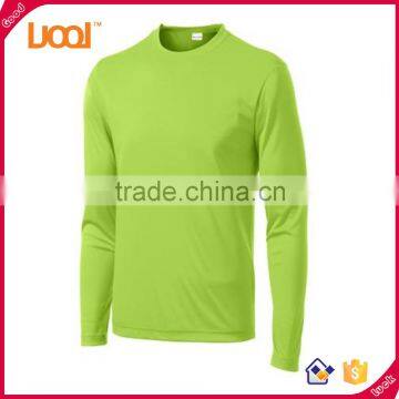 2016 Fashion Mens Dry Fit T-Shirt Gym Sports T Shirt Plain Long Sleeve Blank TShirt