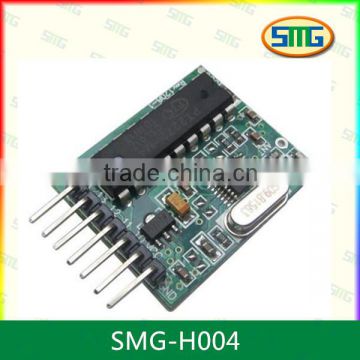 low voltage and low cost 433.92mhz wireless rf receiver module SMG-H004