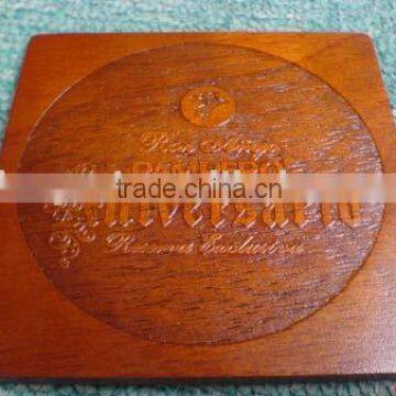 Custom made Wood coaster(Wooden craft in laser-cutting & engraving)