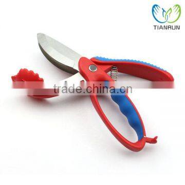 Heavy duty vegetable and salad scissors tong