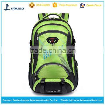 Chinese trendy waterproof sport backpack shoe compartment of factory