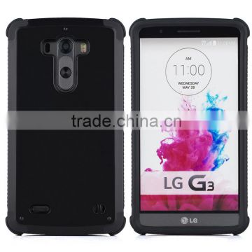 New style Double Hard PC+Tpu Hybrid Colorful Shell Case Cover for LG G3