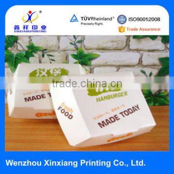 Hot Sale Paper Food Box Hamburger Box