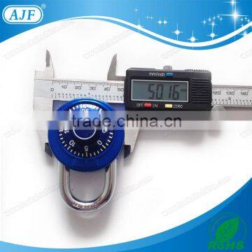 AJF 2015 Top Sell High Quality 50mm Gym Round Dial Combination Padlock