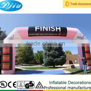 Inflatable race goal Arch marathon goal Archway blow up goal Archdoor sports event Finish