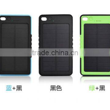 Hot 8000mah Portable Mobile Solar Power Bank With Dual USB Made in China