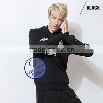 Custom 65 Cotton 35 Polyester Hoodie With Embroidered