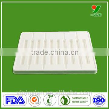 Biodegradable harmless sugarcane molded pulp packaging