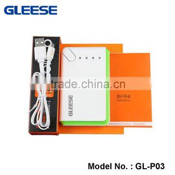 Gleese 6600mAh Portable Charger - Ultra High Capacity 2016 Power Bank