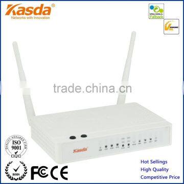 Kasda Wireless Bonding VDSL/ADSL Modem Router KW5225 with 802.11n 300Mbps WiFi AP Integrated 2 GE Ports 3 FE Ports