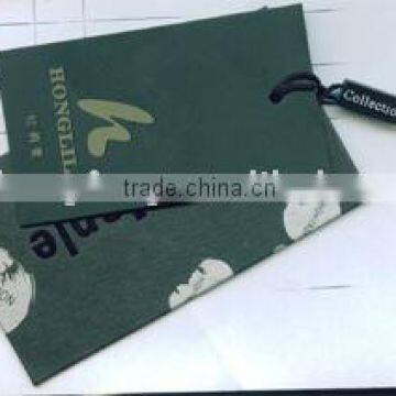 Garment hang tag with high quality