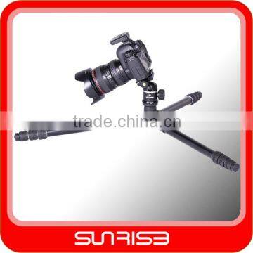 Sunrise Aluminum Tripod 4-section Height Adjustable Tripod