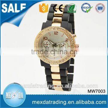 Fashion new trendy business casual all stainless steel classical lady watch