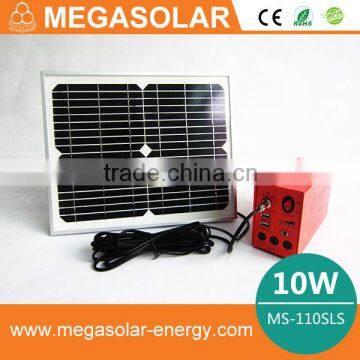 2016 Portable 10w Solar System for Home Lighting