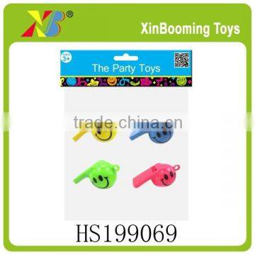 Promotion mini plastic whistle toys for kids