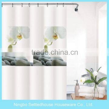 Eco-Friendly Printing PEVA Shower Curtain With Cheap Price