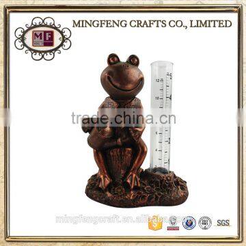 Factory Custom Handicraft Carved Resin Frog photo-2