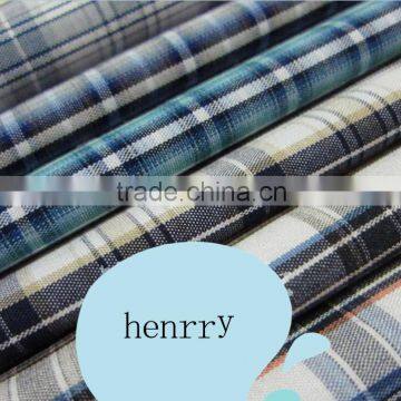 Bamboo fiber yarn dyed plaid shirt fabrics