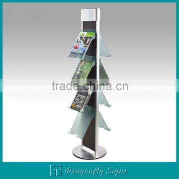 Advertising magazine display rack