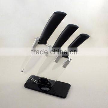 Ceramic Knife Set with Acrylic Stand