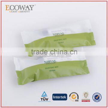 safety shaving razor set plastic shaving razor in sachet