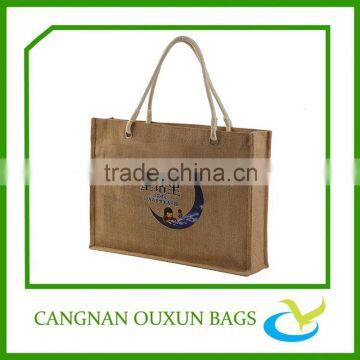 Wholesale jute shopping tote