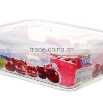 glass vacuum food storage container