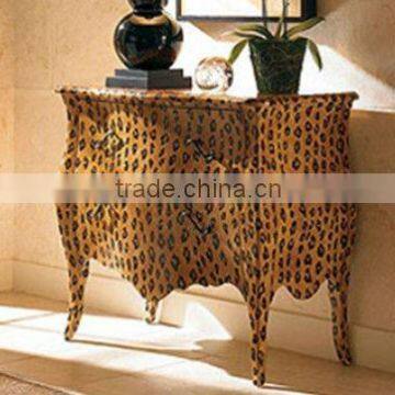 CF30105 Leopard BOMBE Bombay Chest