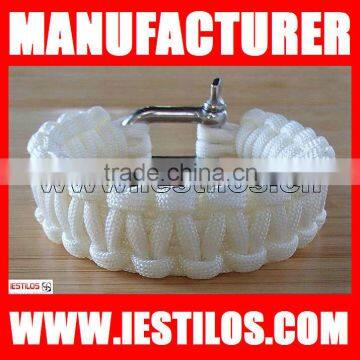 wholesale 550 paracord metal buckle survival paracord bracelet buckle