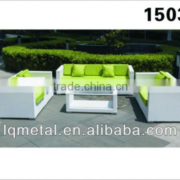 white rattan outdoor furniture