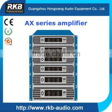 Big power and reliable audio amplifier AX series