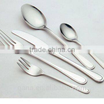 stainless steel knife-spoon-fork, restaurant tableware, restaurant cutlery