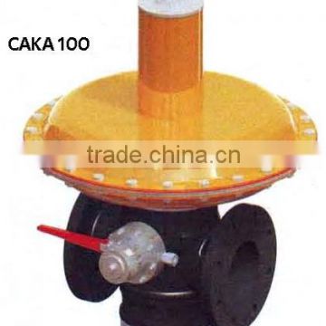 High pressure gas regulator assembly