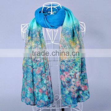 IMPRESS Flower Female Women Viscose Scarf Voile Scarves 180*90 Pashmina shawl