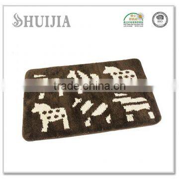 animal pattern microfiber outdoor mat