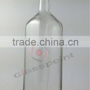 1000ml square clear flint olive oil bottles