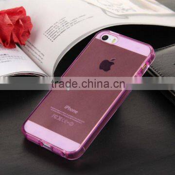 For Apple iPhone 5 5s New Stylish Transparent Ultra Thin Soft TPU Case