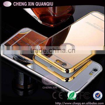 [CX]metal bumper back case cover for oppo for oppo r7,mirror case for OPPOA11/ A31T/A51T/r7/r7s/r7 plus/r1001/r831 case