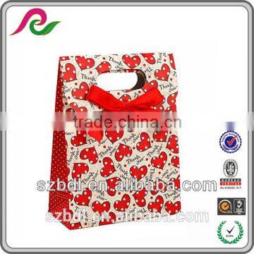 Wonderful designed china custom printe jewelry bag paper purse gift bag