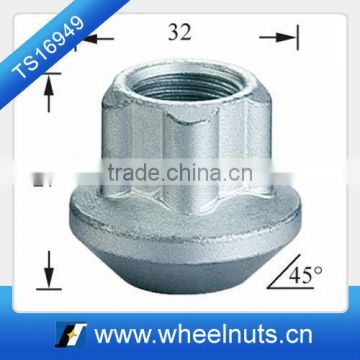 Dacromet wheel lock nut