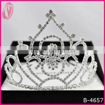 Halloween Festival Tall Crown Big Rhinestone Tiara
