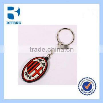 promotional key chain ring football team clubs logos AC milan logo