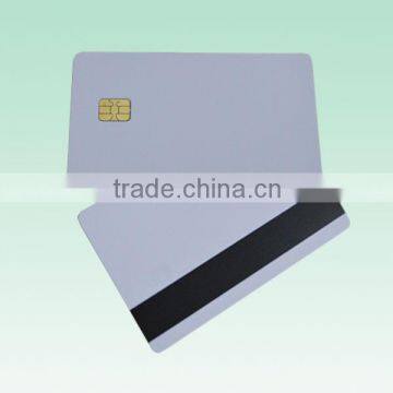 Printing Magnetic Strip Card With SLE4442 Chip , PVC Composite IC Card for epson Canon inkjet Printer