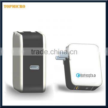 2016 Newest QC3.0 Type C Port US Socket Mobile Phone USB Wall Charger                        
                                                Quality Choice