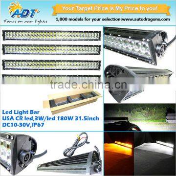32" 180W Led Light Bar Spot Flood Combo Lamp Suv Atv Boat 4WD Truck Bar Offroad
