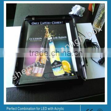 Slim Light Box Aluminum frame material square and rectangle shape Advertising LED Frame