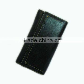 long style black wallet