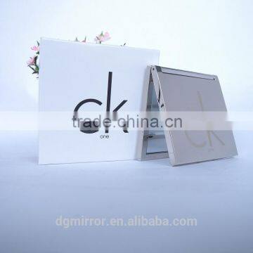 Party Pocket Compact Mirror, Beidesmaid Gift, Fold Double Sided Make up Mirror, Lady Square Metal Pocket Mirror photo-3